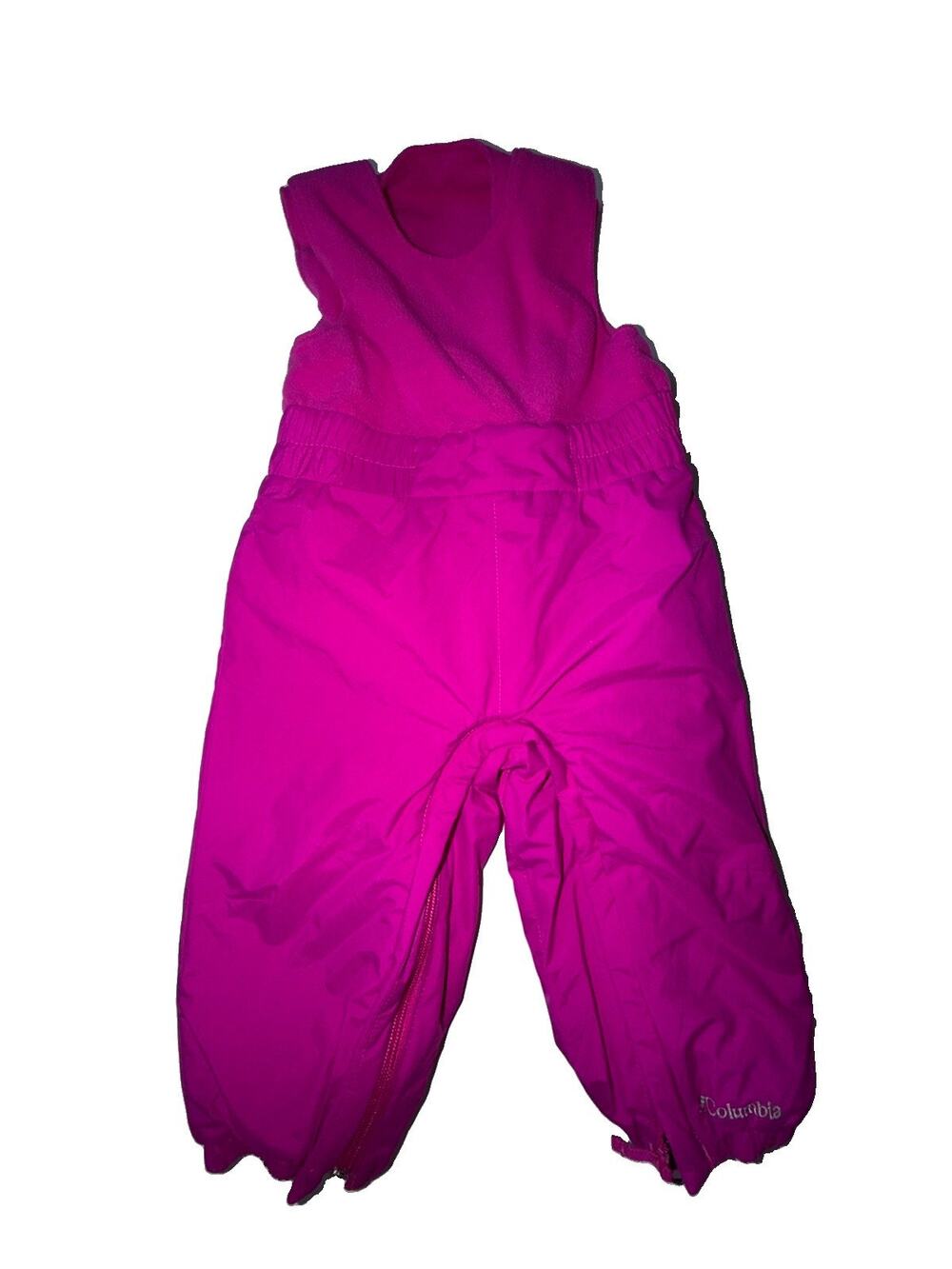 Columbia Sportswear Girls Pink Snow Bibs Pants Overalls 18 24 Months